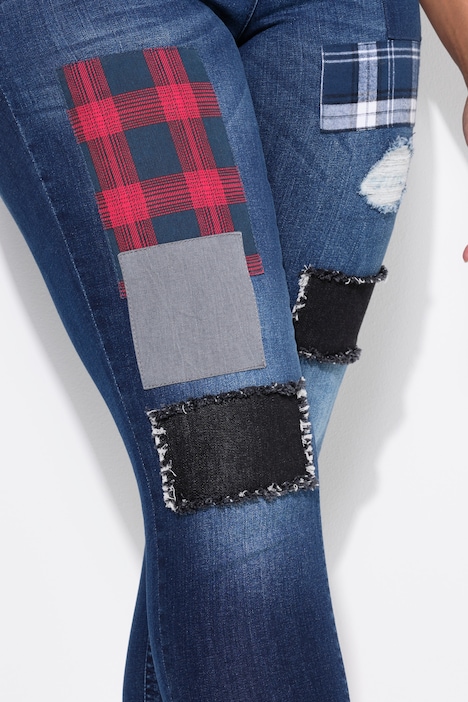 Jeans, Patches, Destroy-Effekte, 5-Pocket