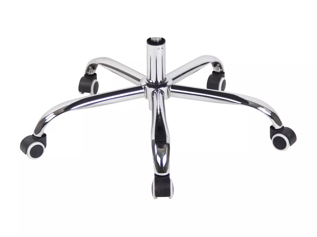 Chaise de bureau - Similicuir & Métal - Blanc - Torro