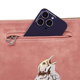 Hi-di-Hi Appetizer Crossbody Bag Pink/ Brown