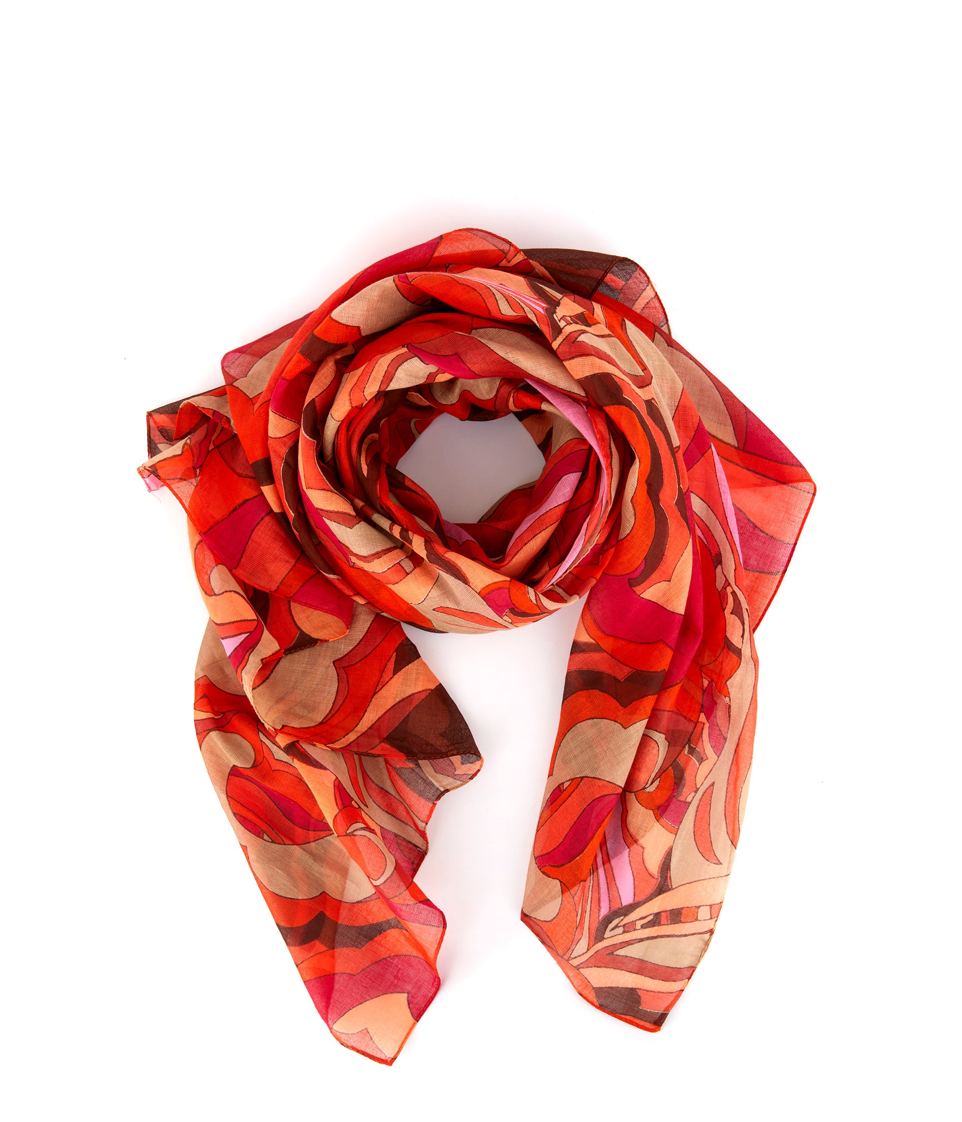 Foulard rose Hera