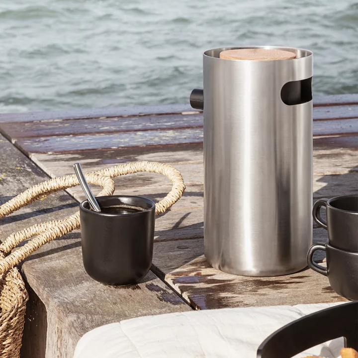 Eva Solo - Nordic Kitchen Pumpthermoskanne, Edelstahl