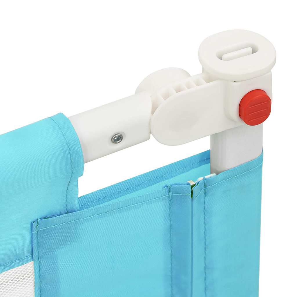 vidaXL Babybedhek 120x25 cm stof blauw