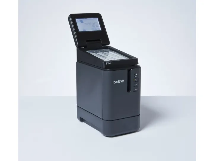 Brother PT-P950NW - Etiketprinter - termo transfer - Rulle (3,6 cm) - 360 x 720 dpi - op til 60 mm/sek. - USB 2.0, LAN, Wi-Fi(n) - cutter