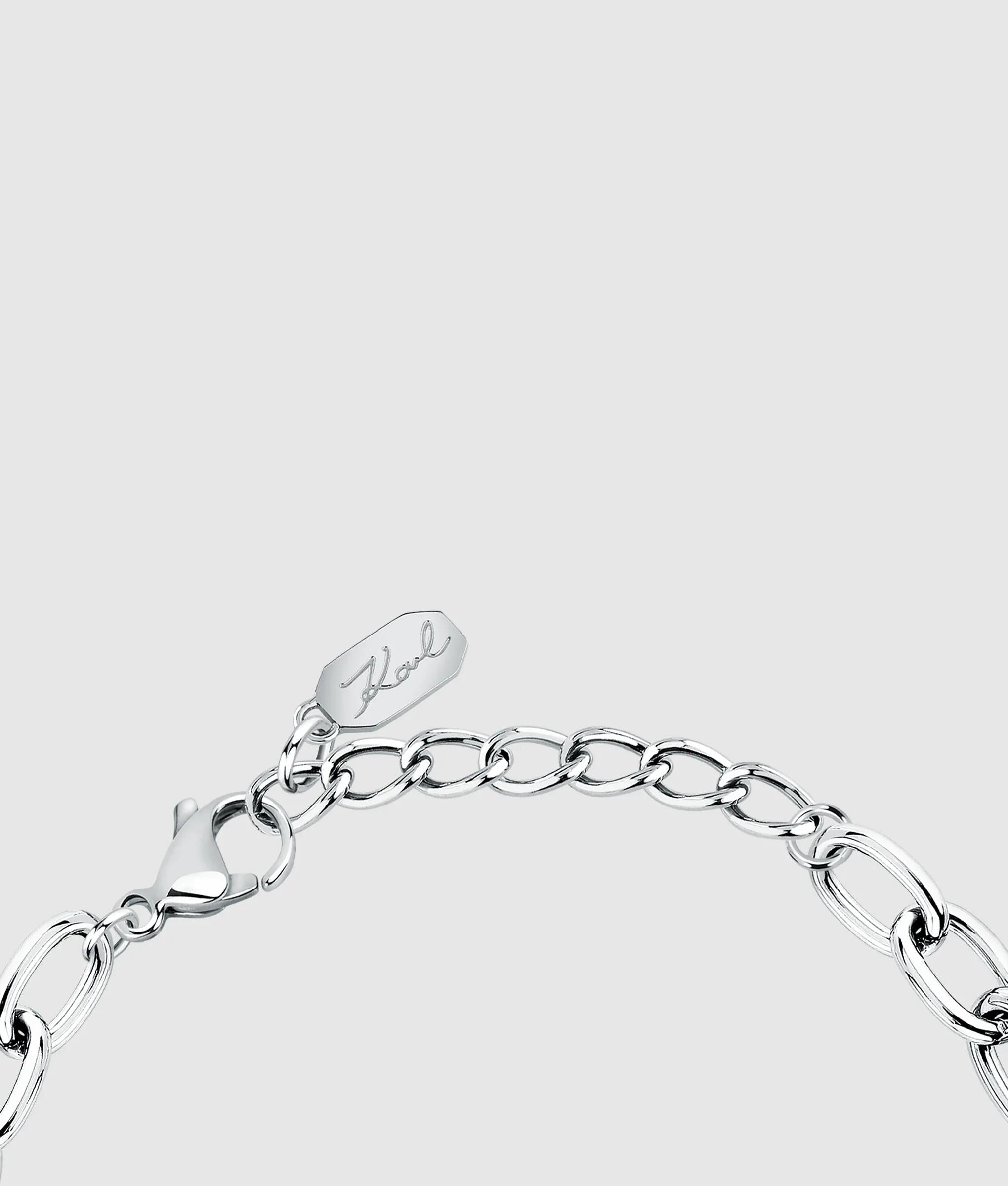 Armband met hartbedel van zilver