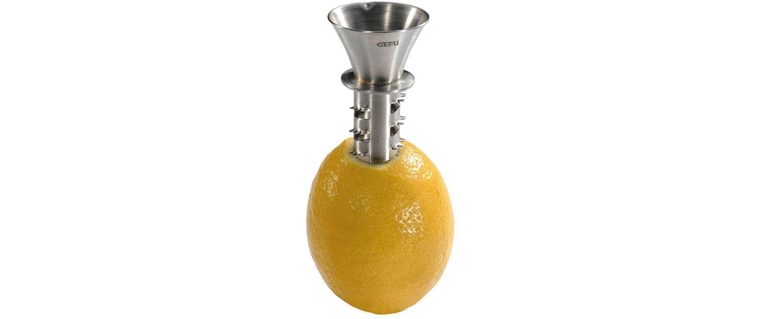 Zitruspresse Citronello GelbZitronensaftausgiesser