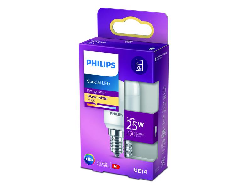 Philips Lampe LED 25W E14 T25 WW FR ND Warmweiss Leuchtmittel T25 mit matter Oberfläche