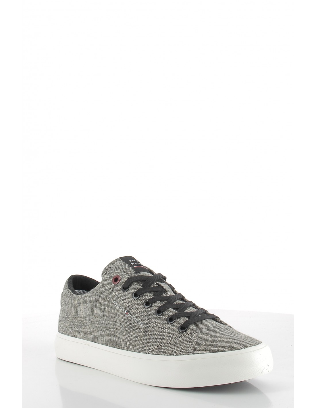 tommy hilfiger baskets de ville homme th hi vulc core low gris