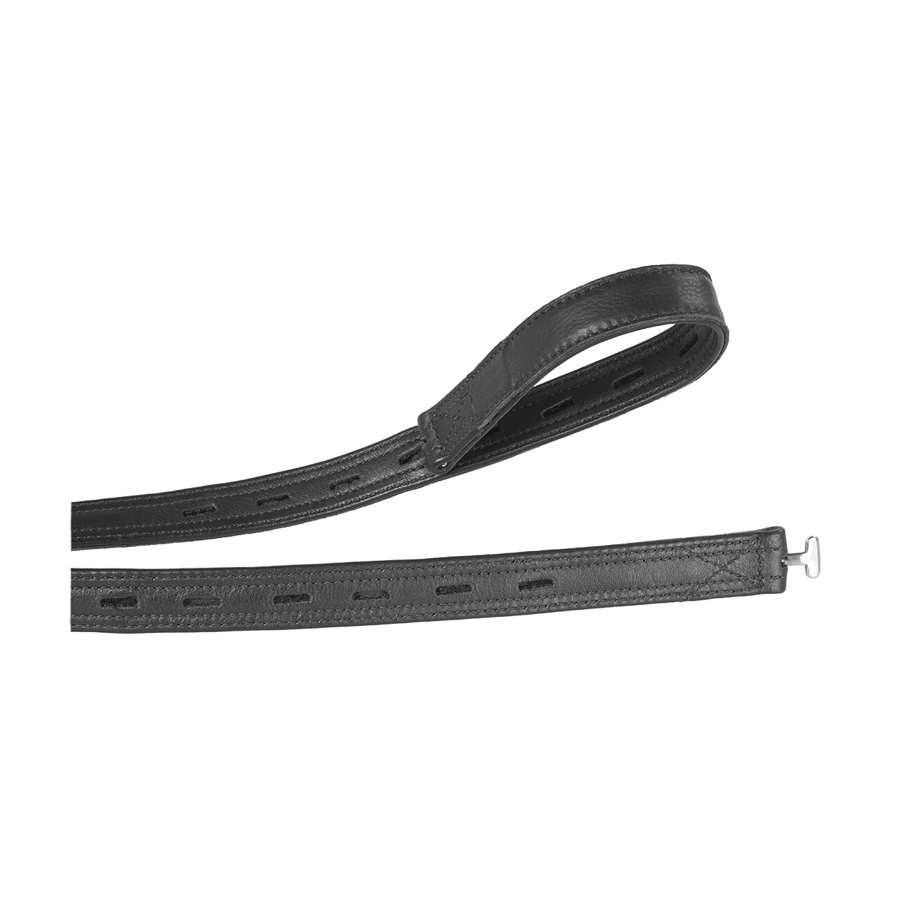 Equinate Slimline Mono Steigbügelriemen Ghost schwarz 60 cm