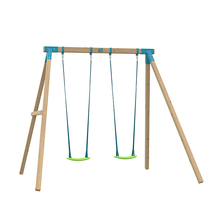 Portique bois 2 balançoires MOOKIE Kingswood