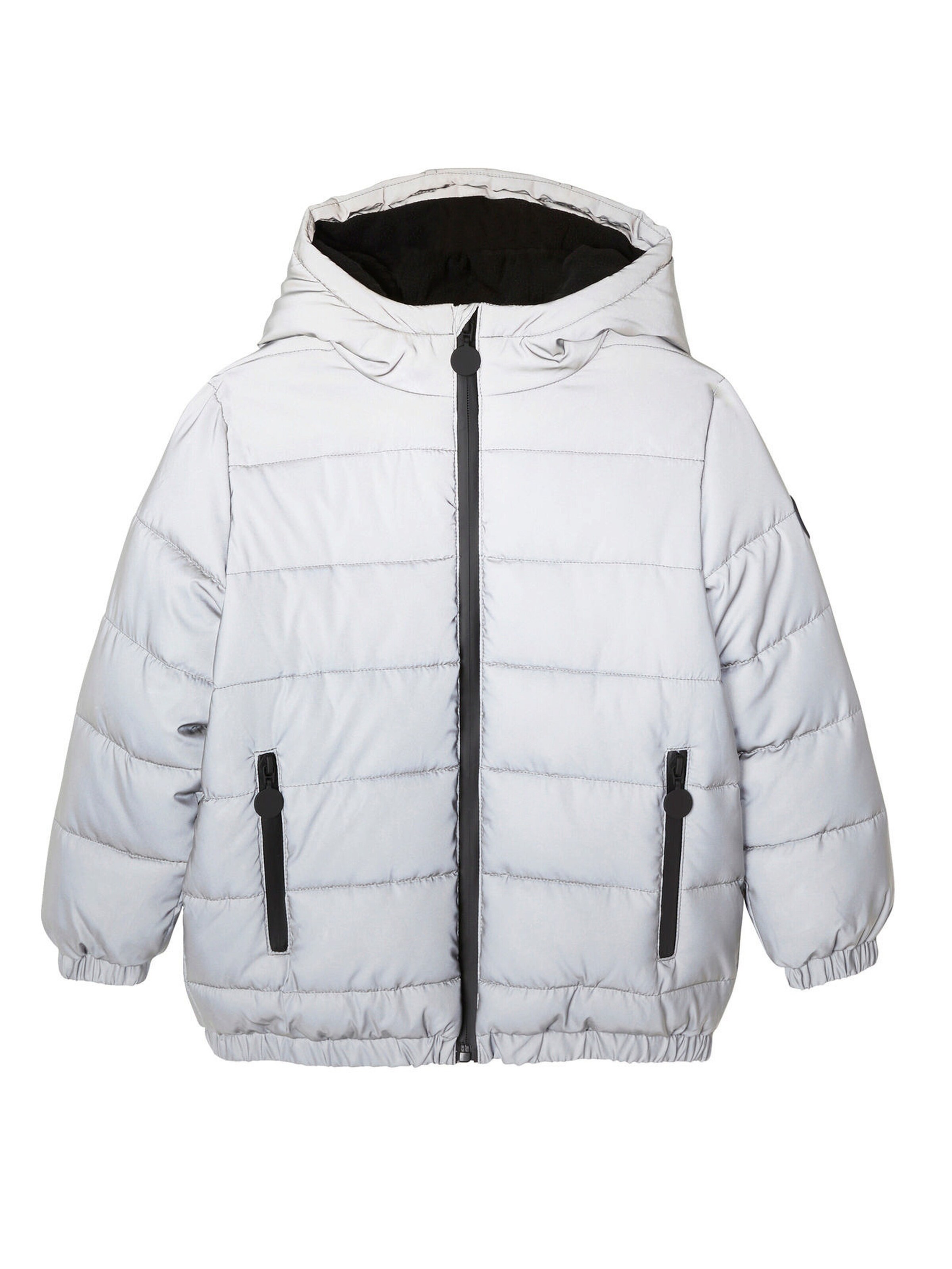Vertbaudet Warme Jungen Steppjacke mit Recycling-Wattierung grau