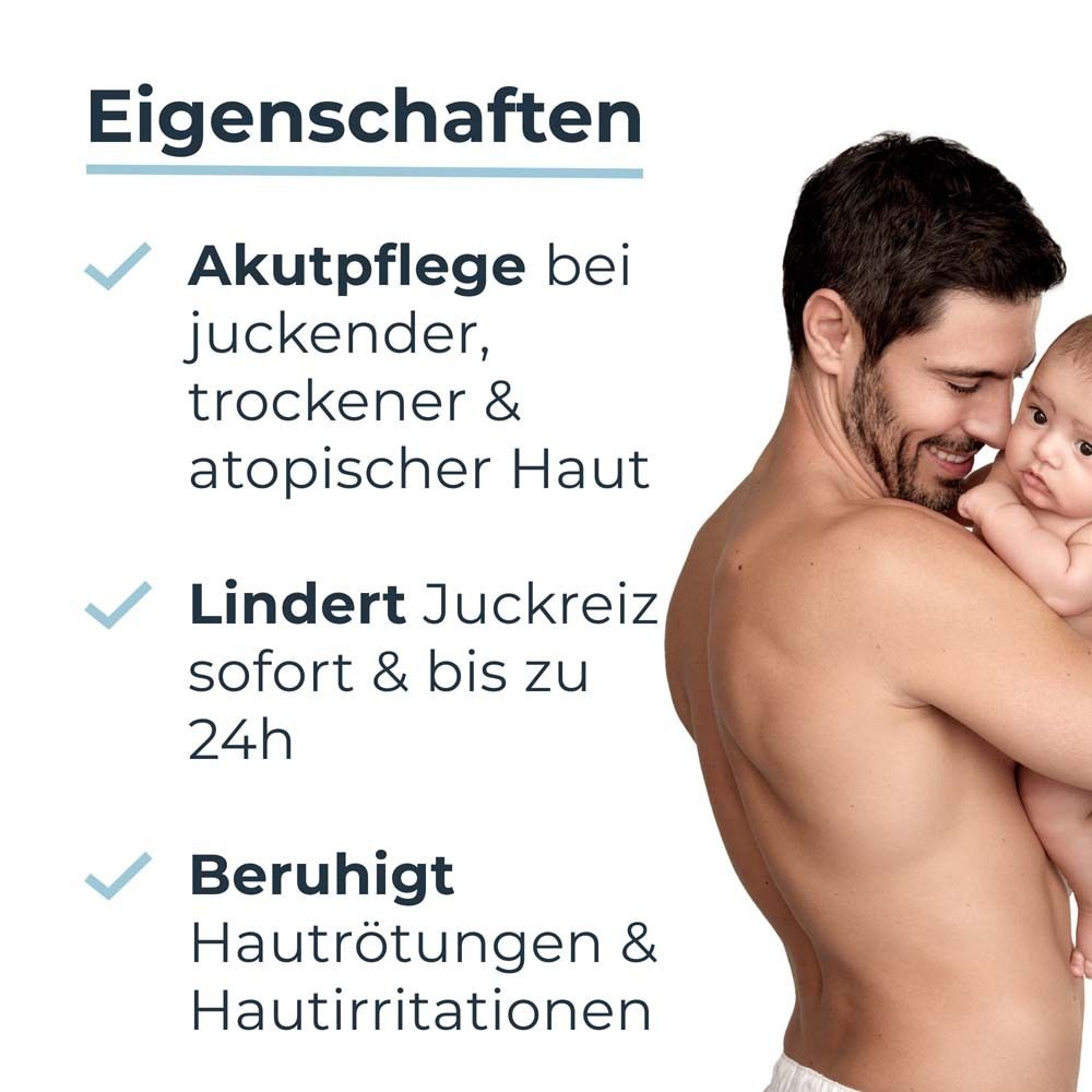 Eucerin® AtopiControl Akutpflege Creme reduziert Juckreiz und lindert Rötungen bei akuten Neurodermitisschüben. - Jetzt 3€ sparen mit Code 