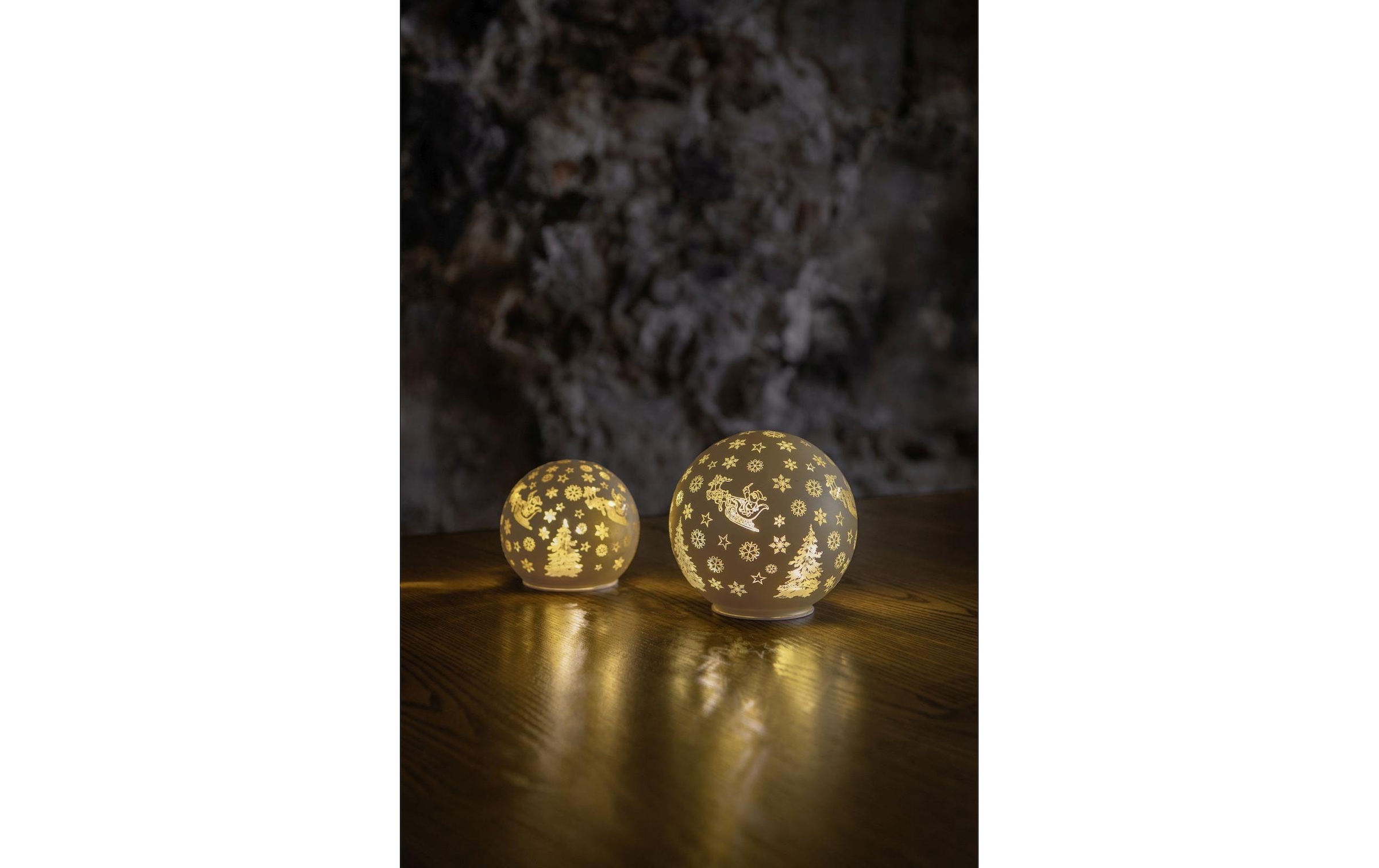 STT LED Dekofigur »Glass Ball« Warmweiss