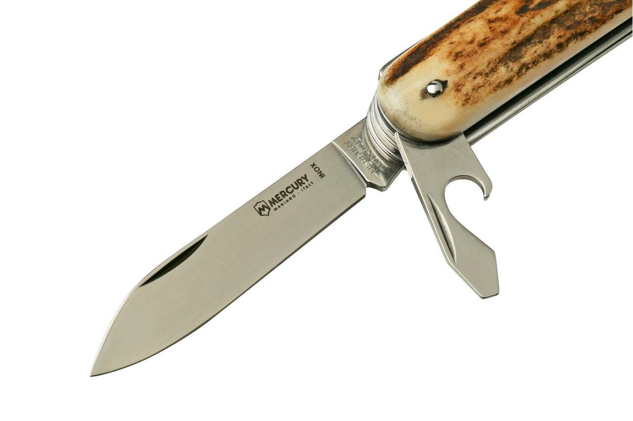 Mercury Multi-Tool Knife 913-8DC Stag, 8 functies, zakmes