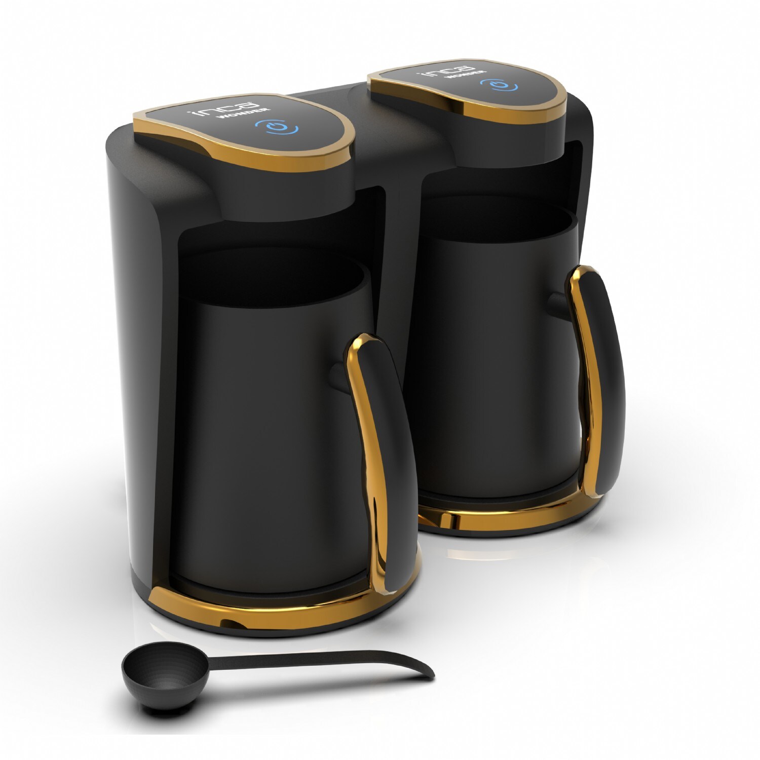 Turkische Kaffeemaschine Duo Wonder Serie IKM-02 Mokka