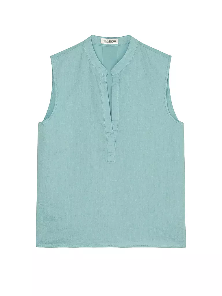 MARC O'POLO Leinenbluse  hellblau