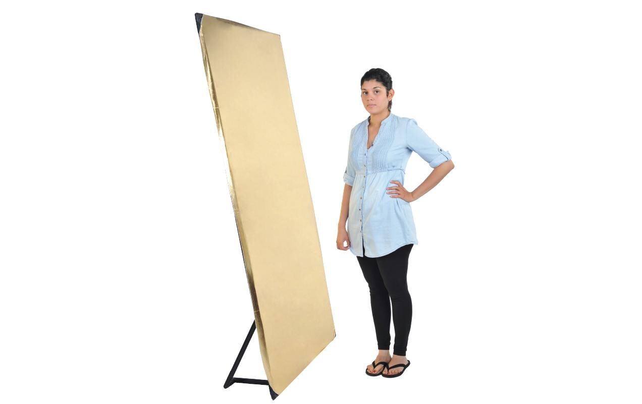 Reflektor 2 in 1<br>2x 1 Meter mit Hintergrund-Set