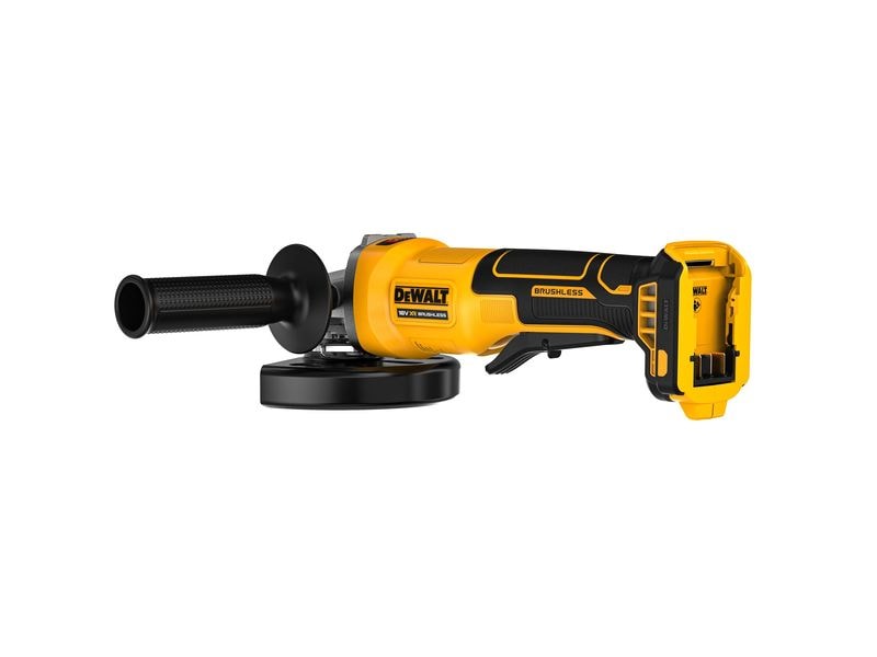 DEWALT Winkelschleifer 18 V DCG408NT-XJ Ohne Akku 18 V Brushless Akku-Winkelschleifer mit 125 mm Scheibendurchmesser