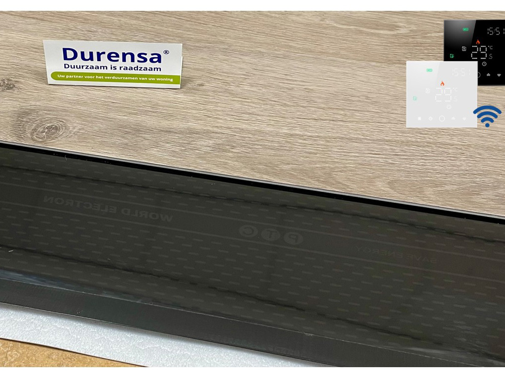Durensa caravan vloerverwarming met thermostaat - 150 x 230 cm
