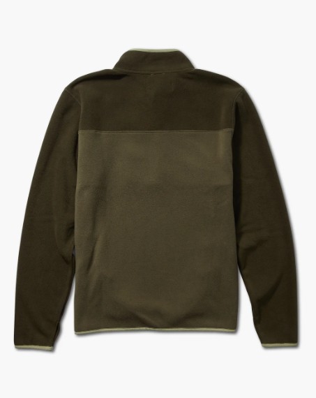 Salty Crew Swellter Polar Half Zip Olive