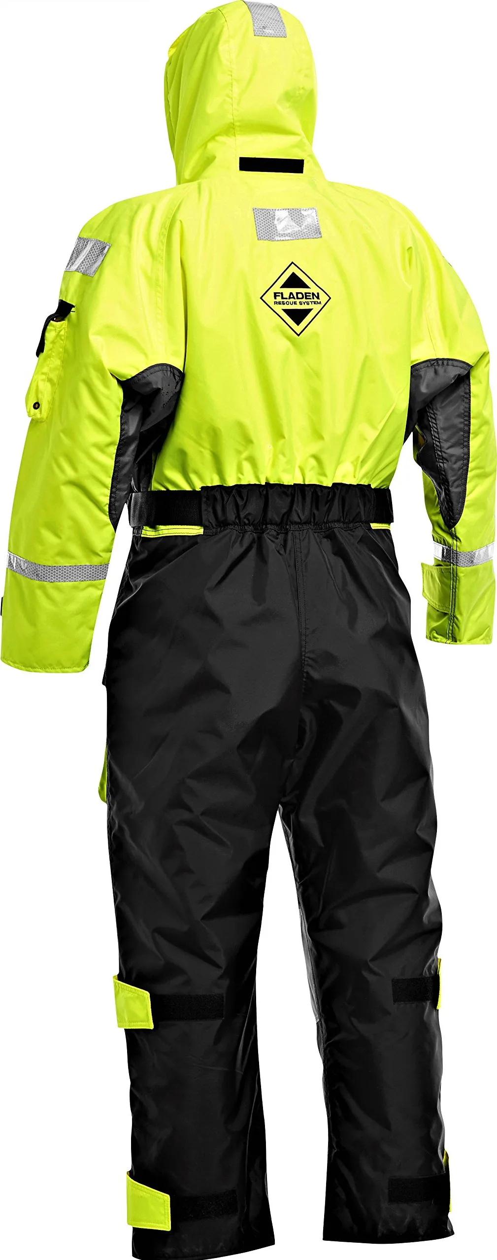 Fladen Flytedress 845xy Sort/Gul Womens