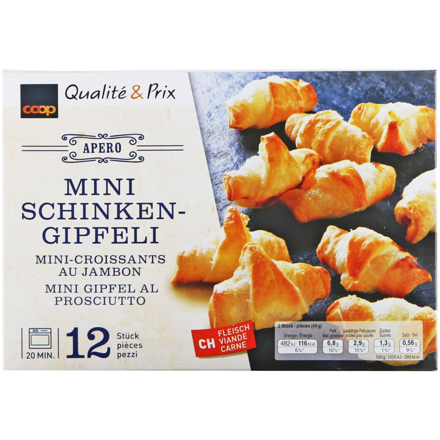 Mini Schinkengipfeli 12x20g