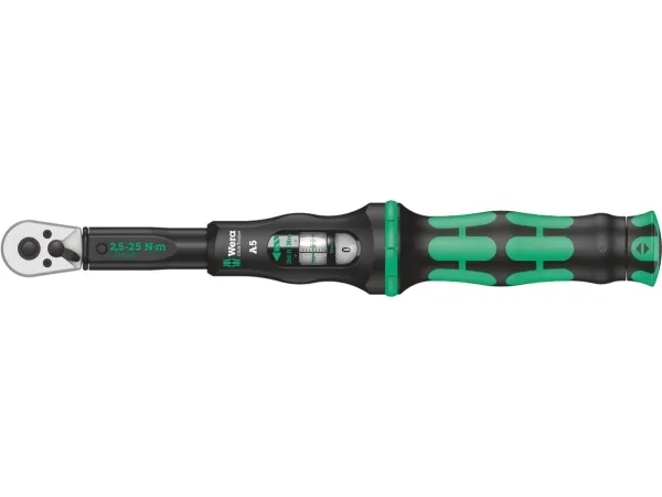Wera Click Torque A 5 - Momentnøgle - 6.35 mm - 2.5 - 25 N·m