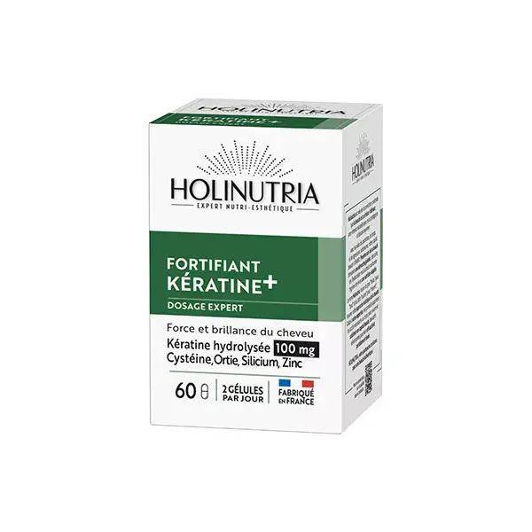 Holinutria Keratine plus, résistance, 60 gélules végétales