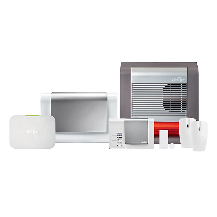 Pack alarme Diagral Précision sirène DIAG03CSF + Détecteur d'ouverture DIAG39APX + Télécommande multifonction AL41ACK