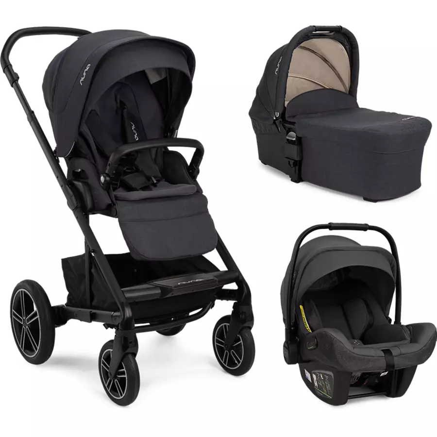 Nuna Reboarder TODL und Babyschale PIPA next i-Size Granite inkl. Base next Isofix