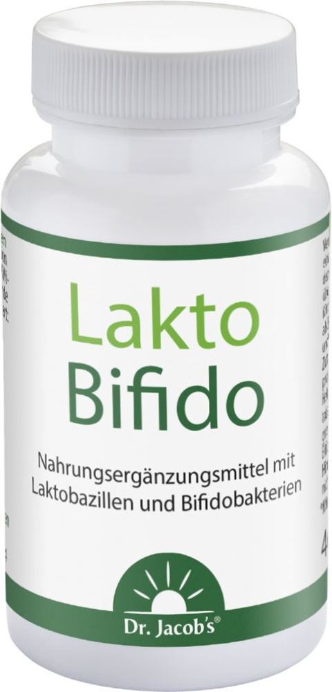 DR. JACOB'S LaktoBifido Darmflora<br>90 Stück, Dose, Kapsel, mit Milchsäurebakterien vegan