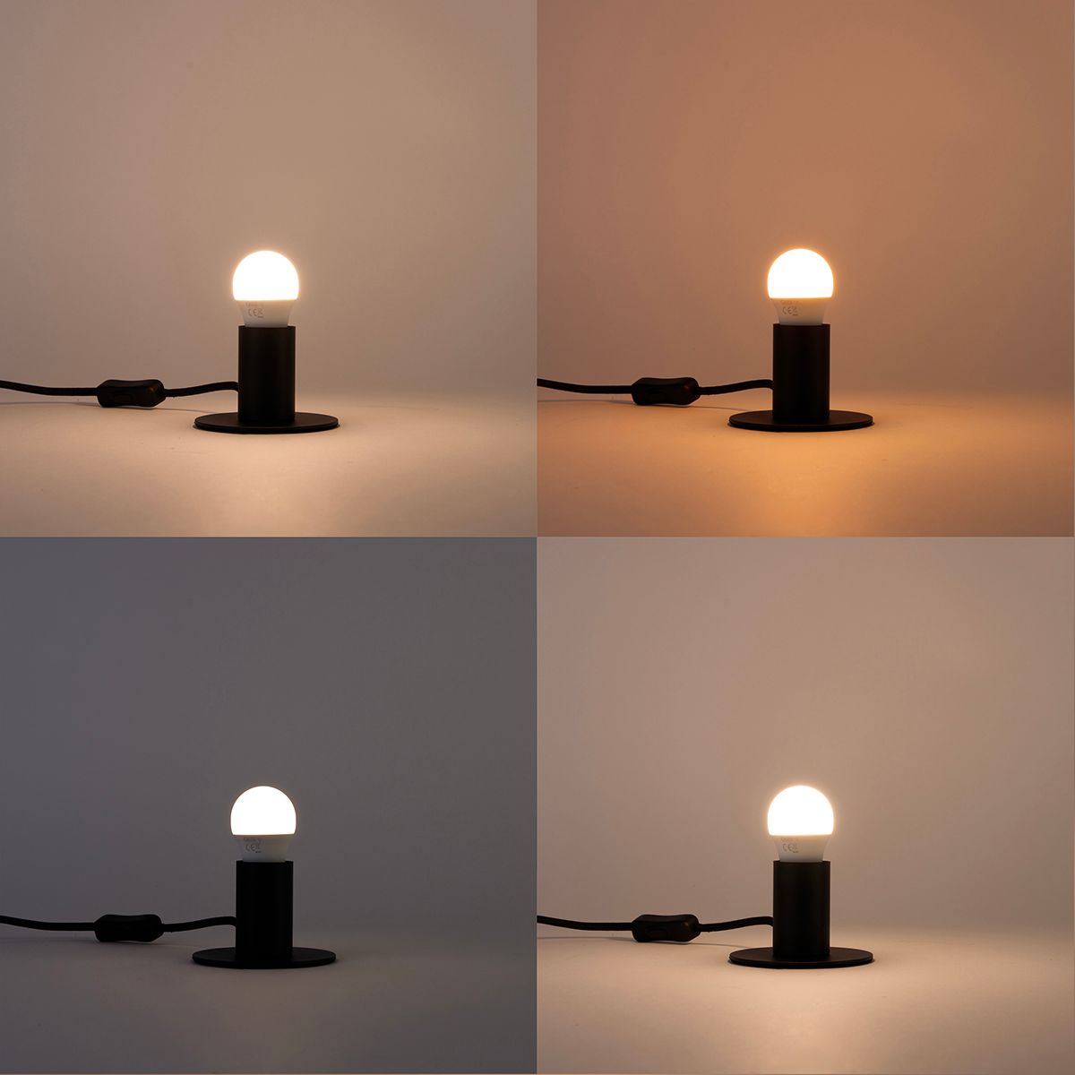 Smart E27 LED lamp P45 opaal glas 4,9W 470 lm 2200-4000K