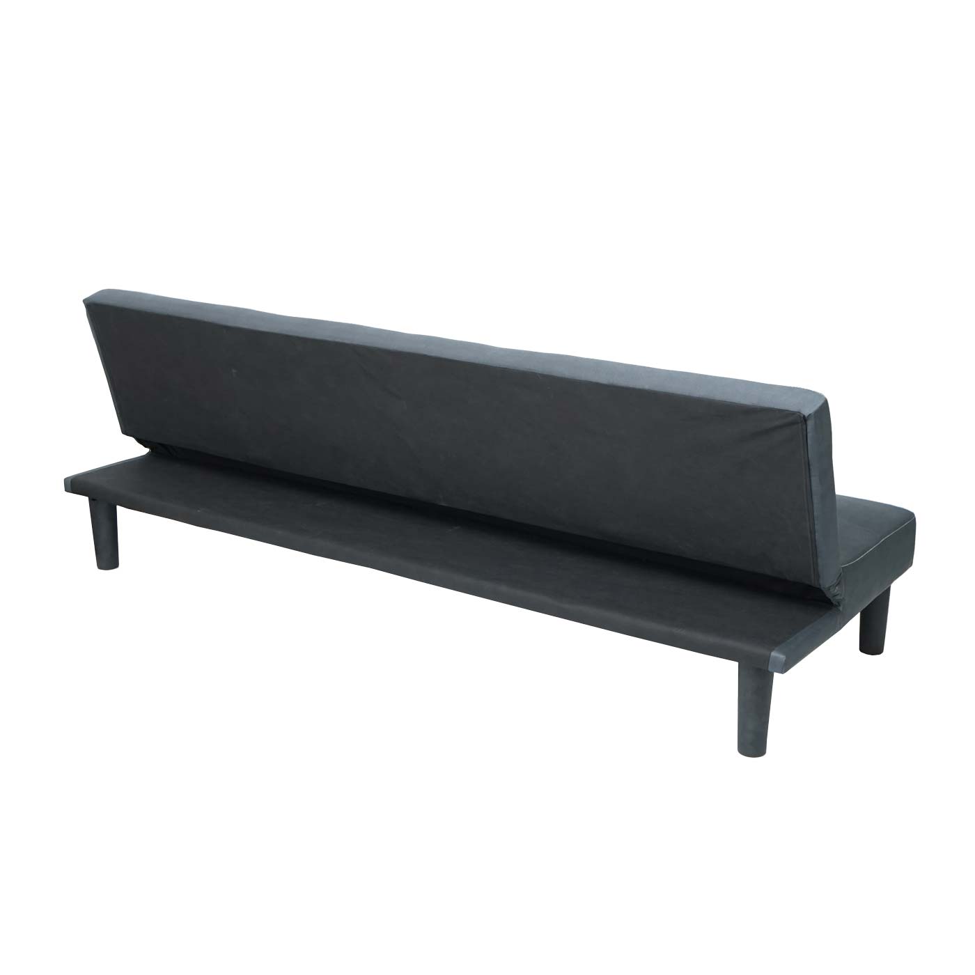 3er-Sofa MCW-G11, Couch Schlafsofa Gästebett Bettsofa Klappsofa, Schlaffunktion 195cm ~ Stoff/Textil, grau