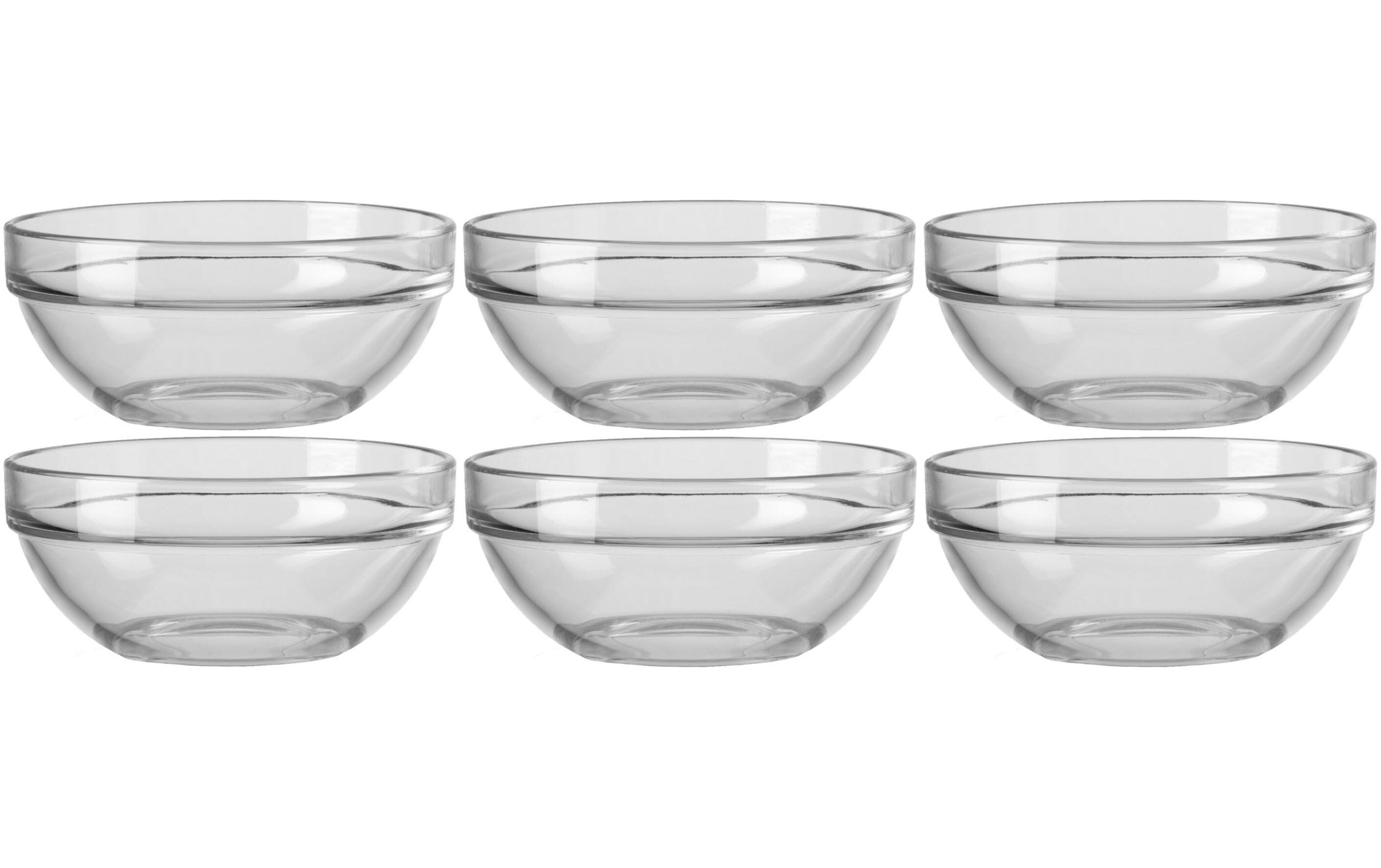 Schale Trend 14 cm, 6 Stück, TransparentSchalen-Set