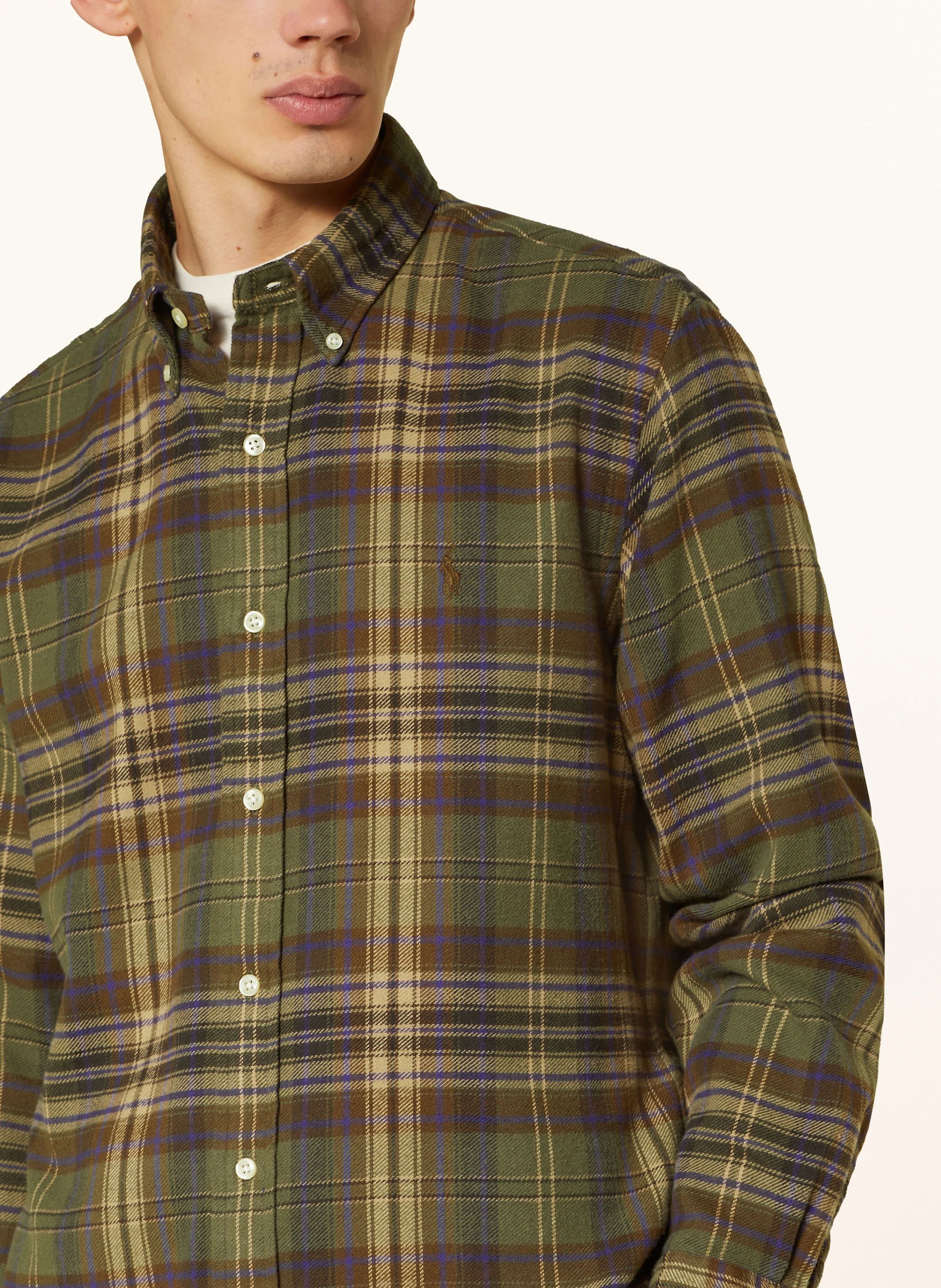 POLO RALPH LAUREN Flanellhemd Custom Fit