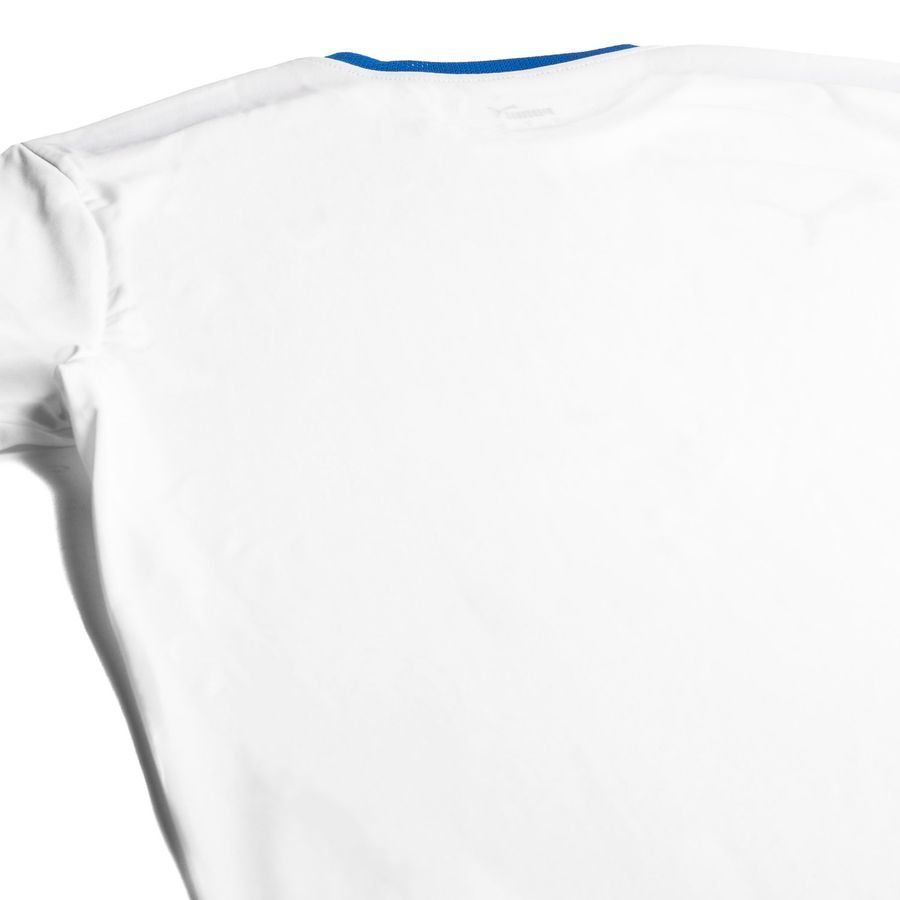 PUMA Maillot teamLIGA - Blanc/Bleu Enfant