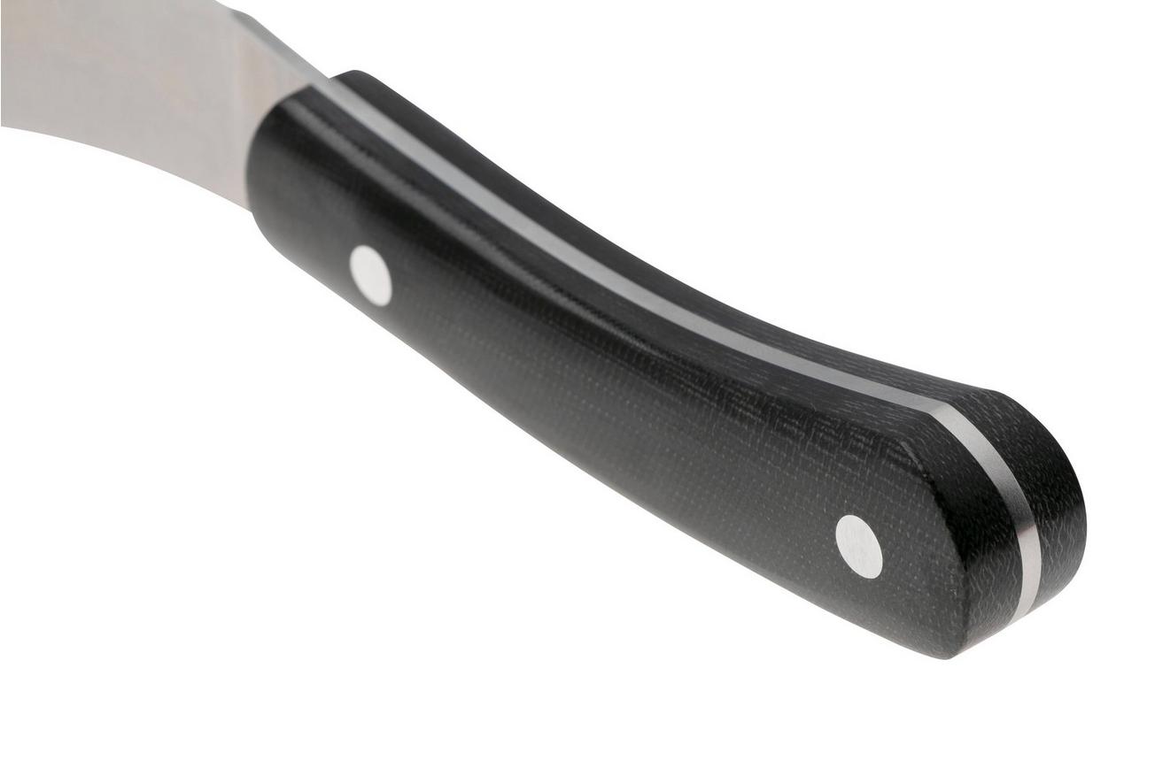 Bark River Nessmuk BR-09-141-BCM, Satin CPM Cru-Wear, Black Canvas Micarta vaststaand mes