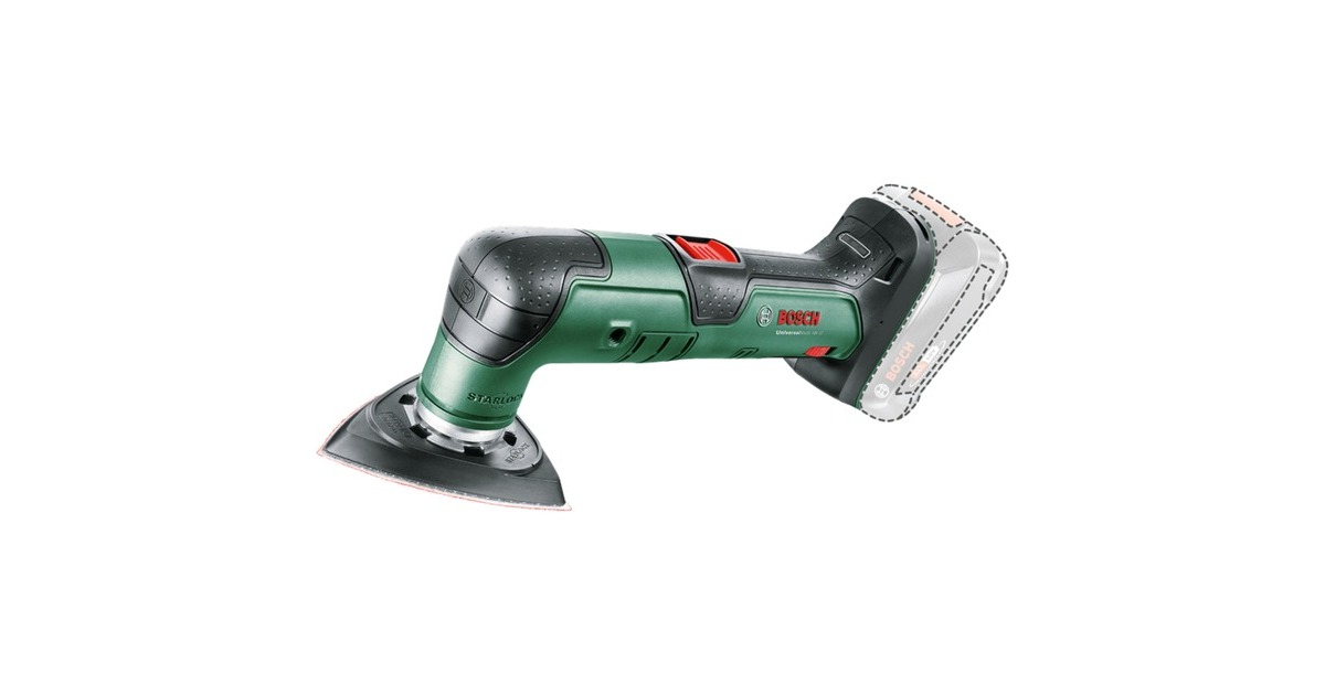 BoschUniversalMulti 18V-32 multifunctioneel gereedschap  (Groen/zwart, Accu en oplader niet inbegrepen)