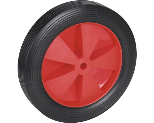 Tarrox PVC wiel tot 40 kg met kunststof velg en groefprofiel 200 x 40 x 12,2 mm