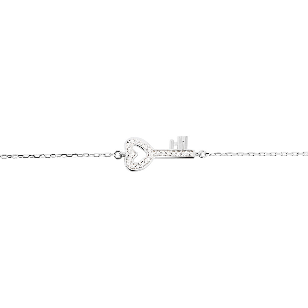 Bracelet Amy Argent Blanc Oxyde De Zirconium