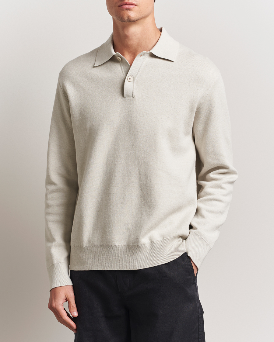 Samsøe Samsøe Nino Knitted Polo Moonstruck