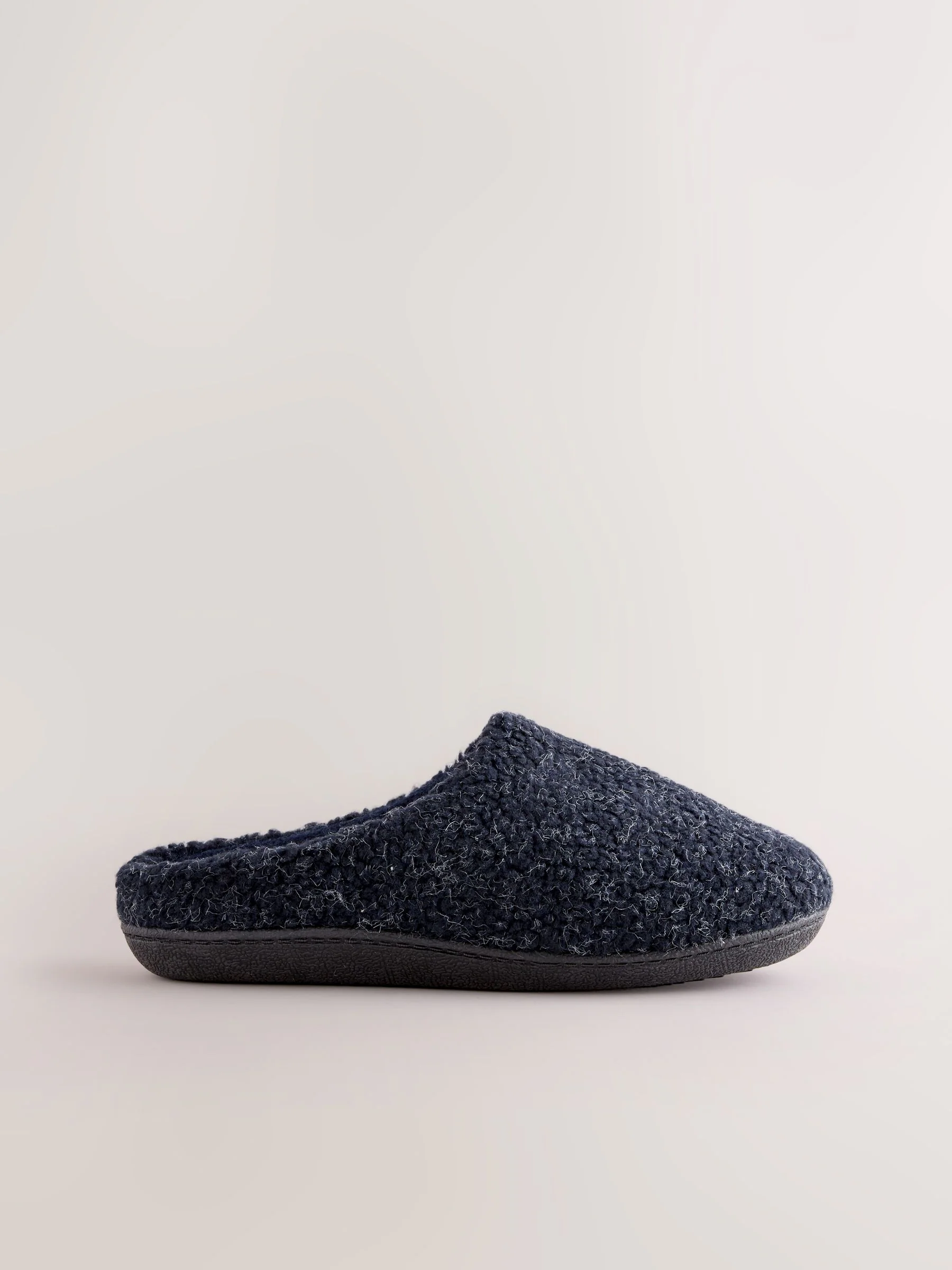 Marineblauw - Mouled Footbed Mule Slippers