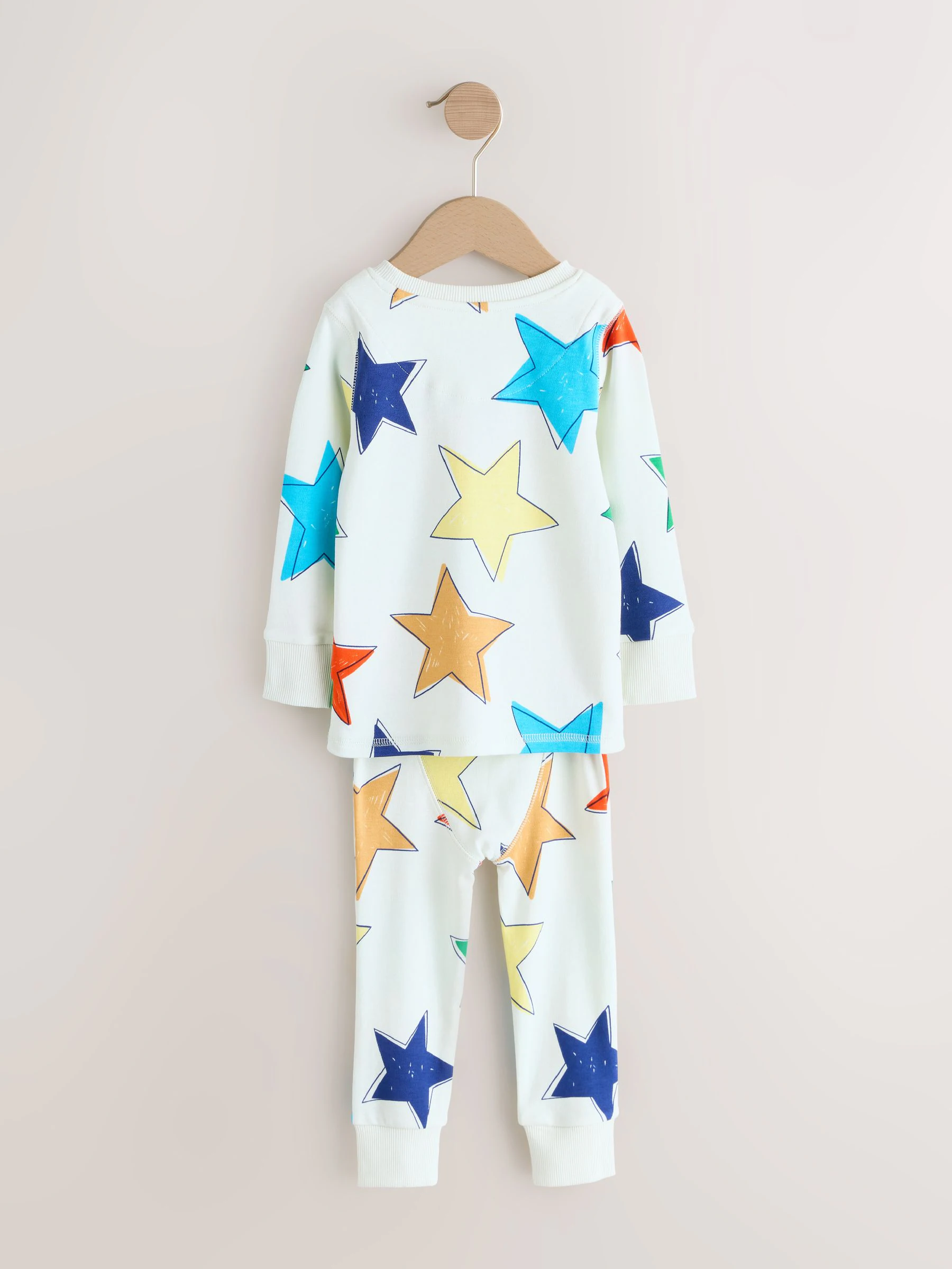 Meerkleurig sterren  - Verpakking van 3 knusse pyjama's (9 mnd-10 jr)