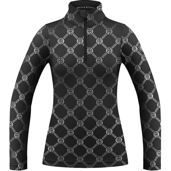 T-shirt thermique POIVRE BLANC BASE LAYER SHIRT MONOGRAM BLACK