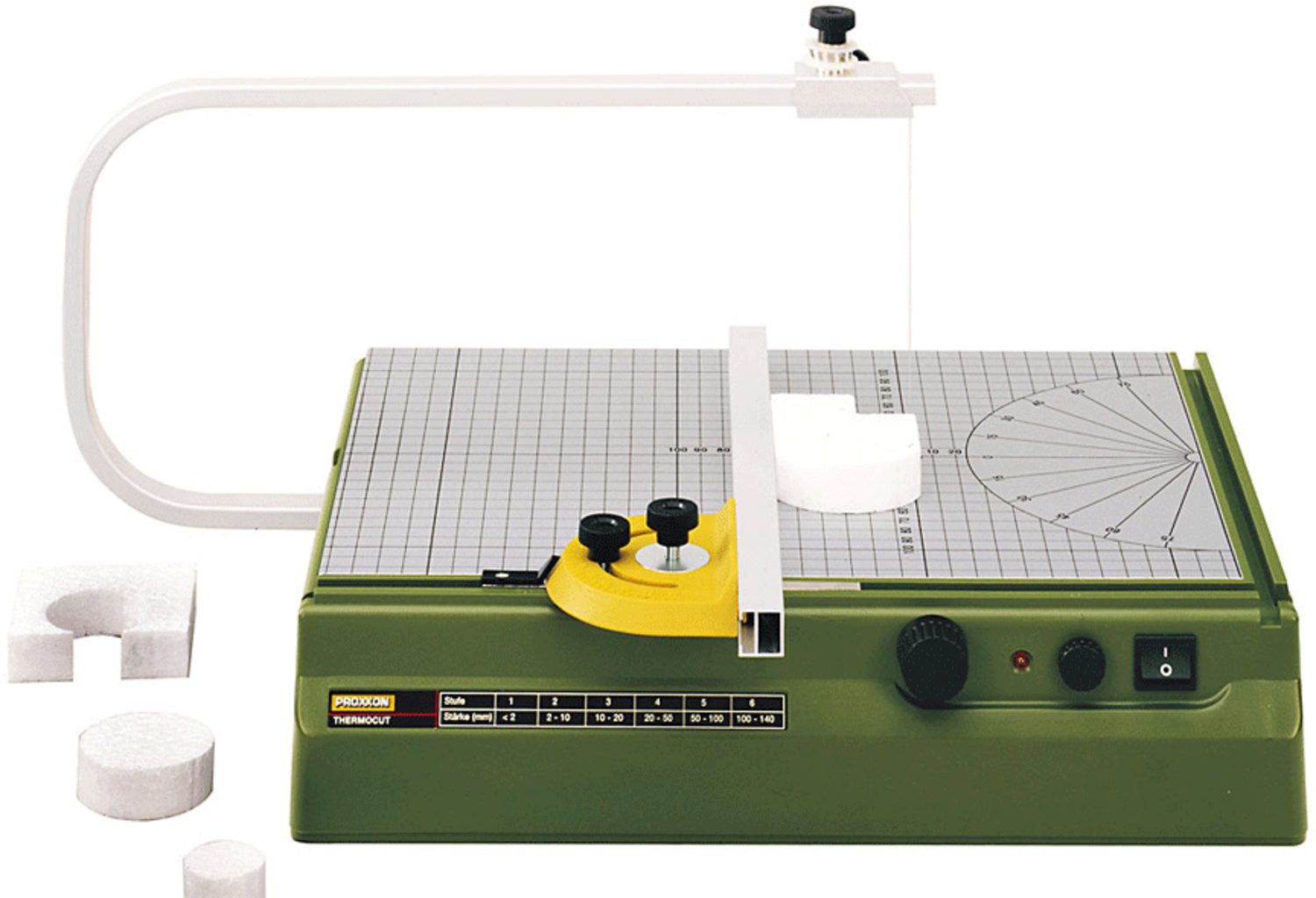 PROXXON  Heißdraht-Schneidegerät THERMOCUT 230/E    Heißdrahtschneider zum Trennen von Styropor &  thermoplastischen Folien