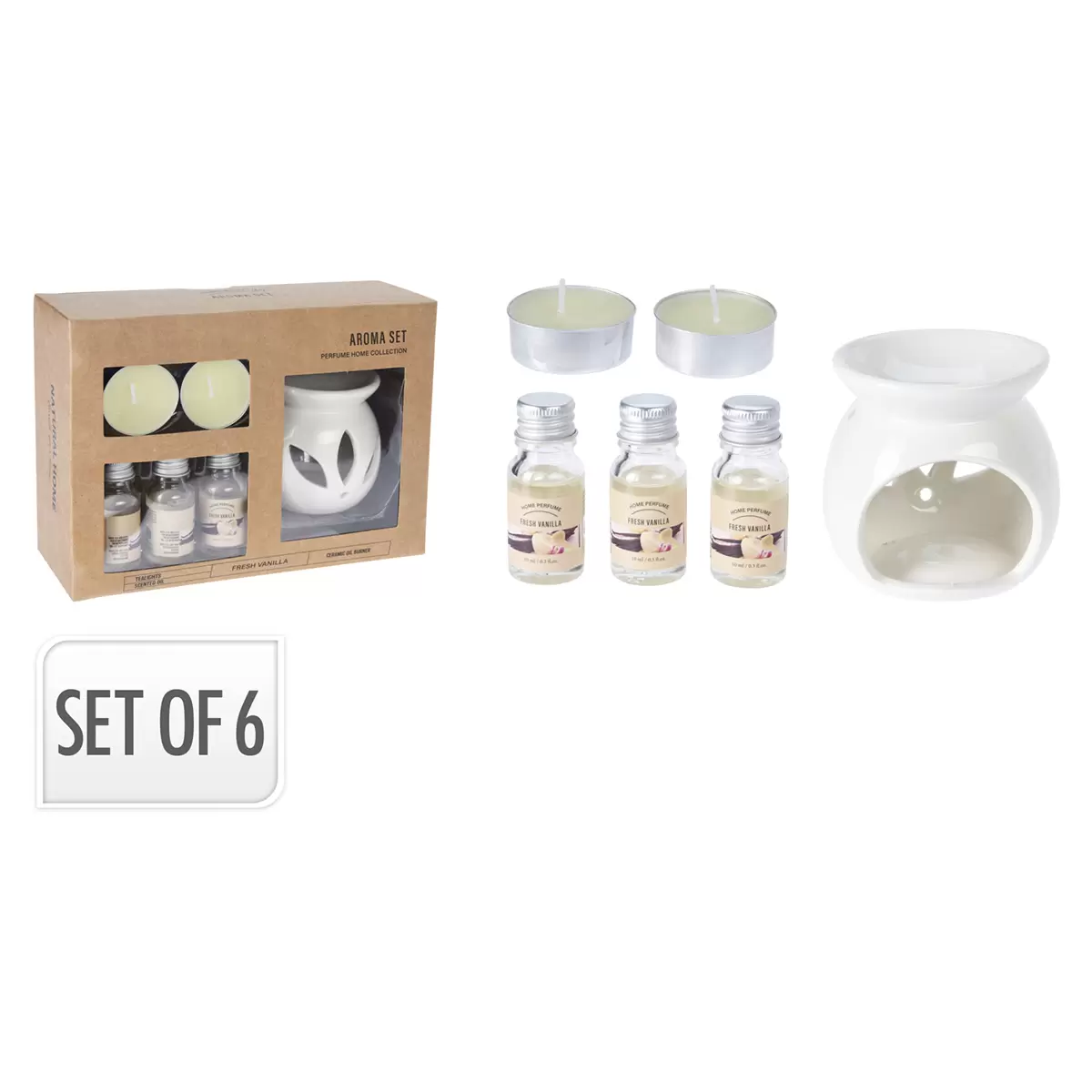 Aroma-set mit Vanille weiss