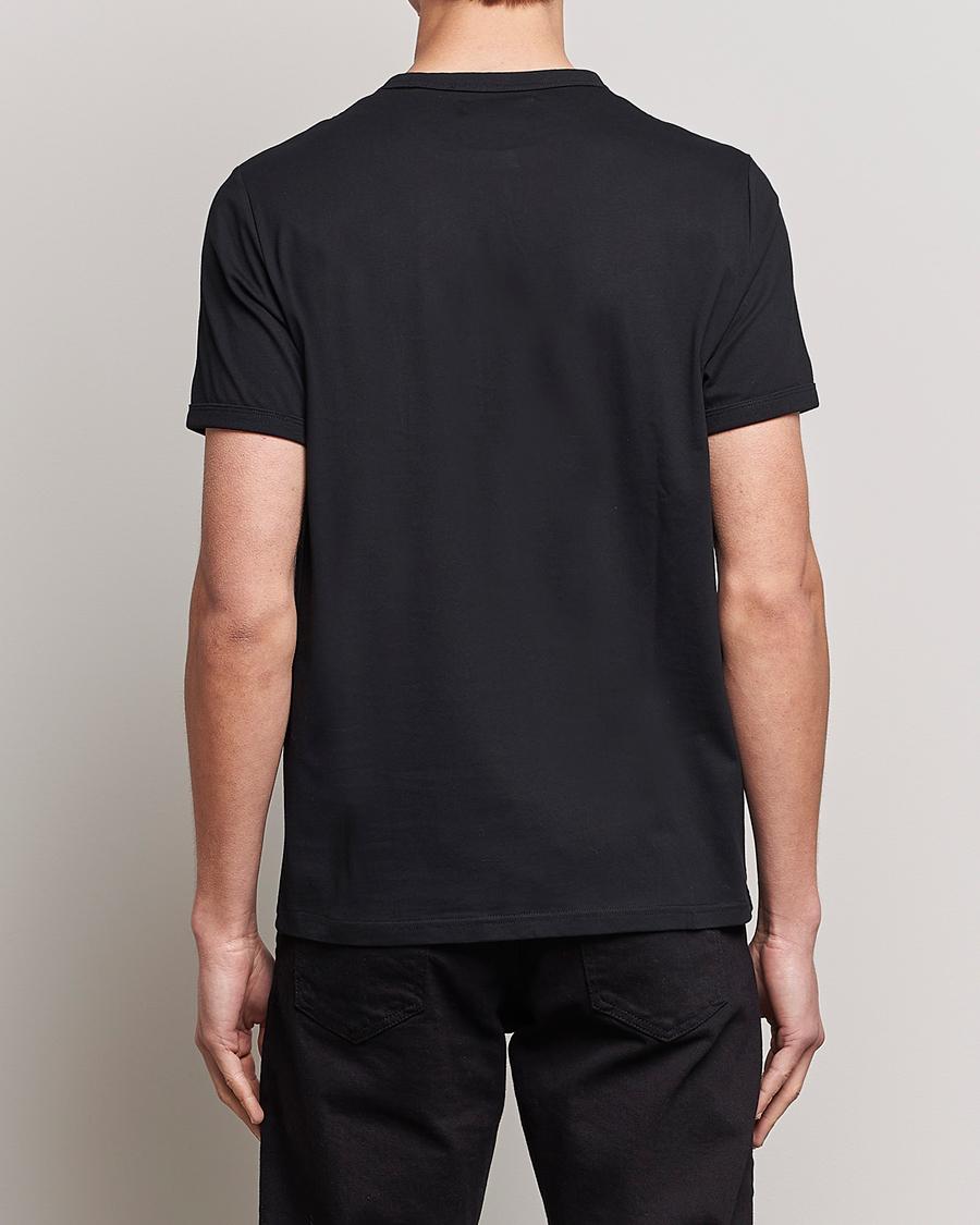 Fred Perry Ringer Crew Neck Tee Black