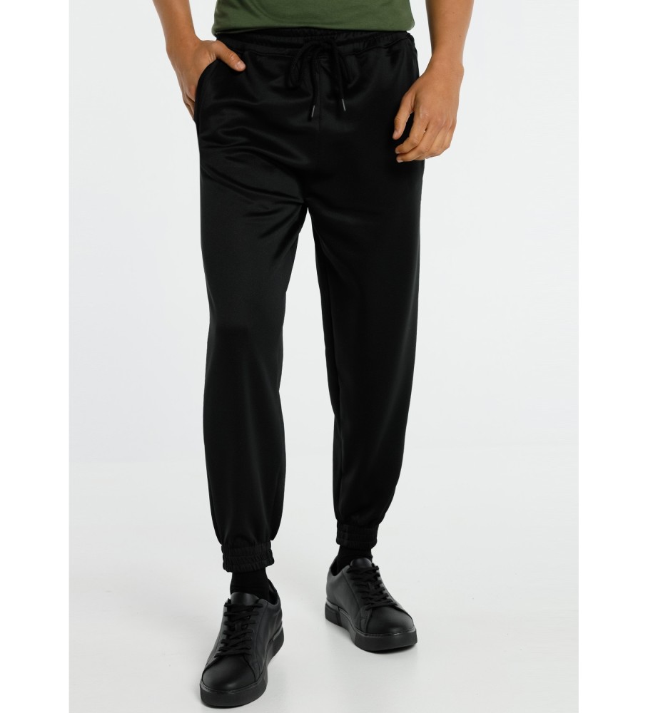 Calça de moletom preta Six Valves Naughty