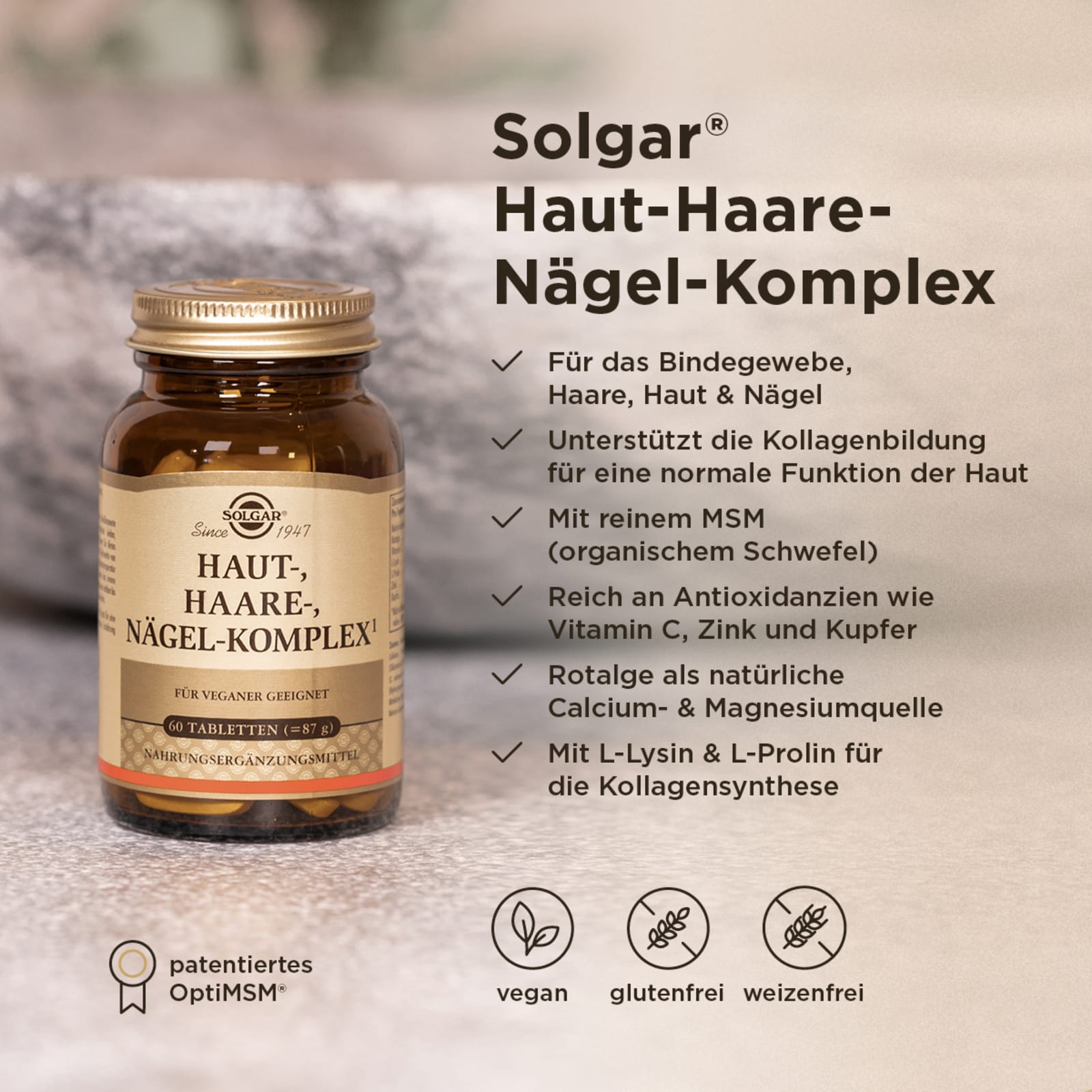 Haut-, Haare-, Nägel-Komplex (60 Tabletten)