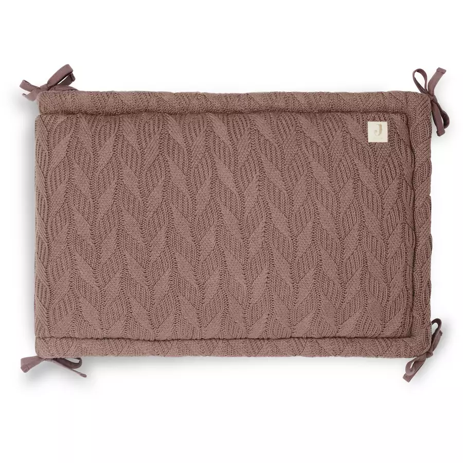 jollein BettumrandungLaufgitterumrandung Spring Knit 180 x 35 cm - Chestnut