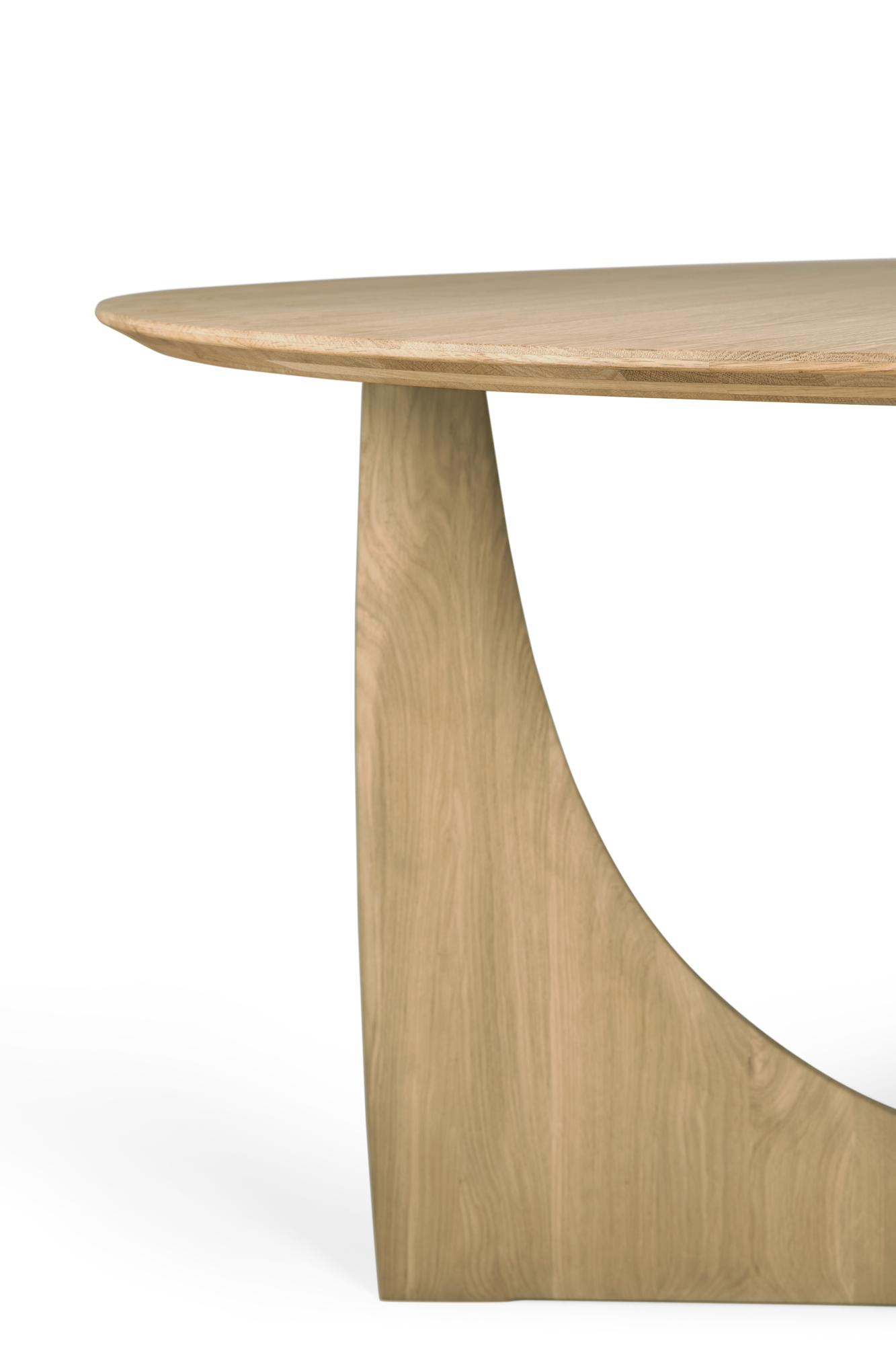 Ethnicraft - Geometric eettafel rond - eiken - 150